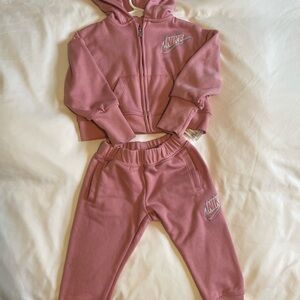 Nike Kids Pink Tracksuit